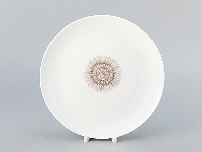 Тарелка 250 мм форма Восточная рисунок Aloha Bungalow, арт. 80.40069.00.1