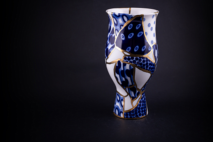 Ваза Байкальский Лёд на форме Цветок, арт 60.21785.00.1