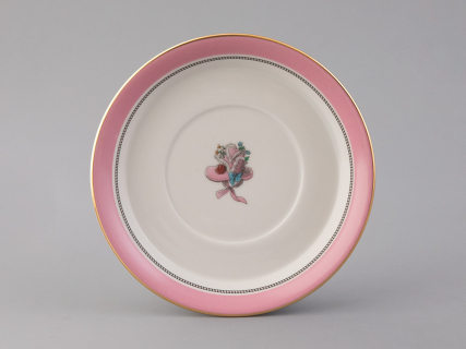 Чашка с блюдцем чайная 220 мл форма Гербовая рисунок Modes de Paris 1828 арт. 81.25414.00.1, 