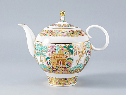 Сервиз чайный Яблочко Пейзажный фриз, 6 персон 20 предметов, арт. 81.21495.00.1