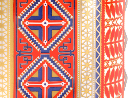 Сервиз чайный форма Банкетная рисунок Русский стиль, 6 персон 14 предметов, арт. 81.28339.00.1