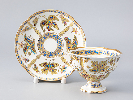 Сервиз кофейный форма Наташа рисунок Фантастические бабочки, 6 персон 20 предметов, арт. 81.20931.00.1