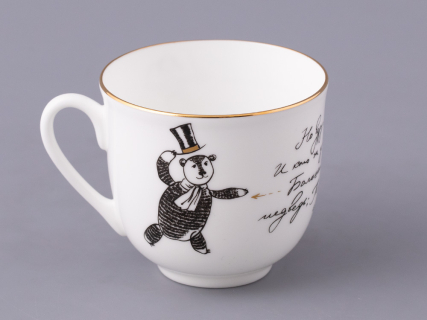 Чашка с блюдцем кофейная 180 мл.,  форма Ландыш 2, рисунок  Сон Татьяны, арт 81.22808.00.1, 