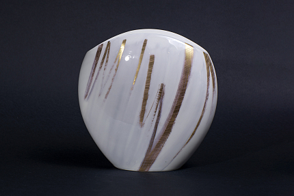 Ваза форма Вечерний цветок, рисунок Атмосферные явления 2, арт. 60.15870.00.1