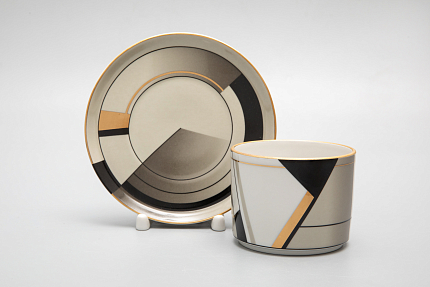 Чашка с блюдцем чайная форма Баланс рисунок Проект 3 арт. 81.28763.00.1