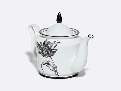 Подарочный набор чайник форма Юлия рисунок Сысоев. Волшебный сад II арт. 81.30911.00.1