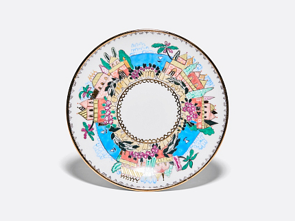 Чашка с блюдцем Черный кофе Голубое озеро арт. 81.15329.00.1