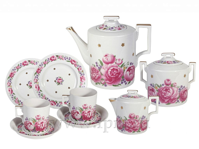 Сервиз чайный Гербовая Первое свидание, 6 персон 20 предметов, арт. 81.23362.00.1
