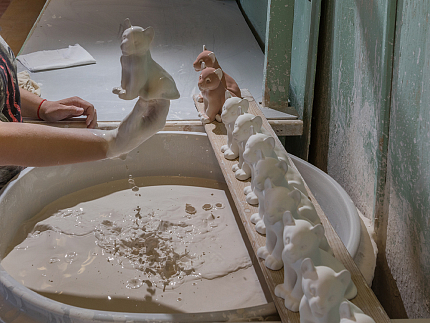 Скульптура Львенок большой размер арт. 82.01019.00.1