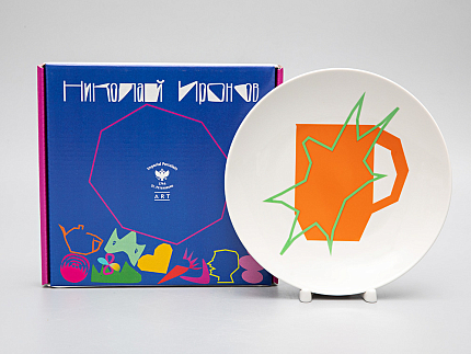 Декоративная тарелка в подарочной упаковке 195 мм, форма Эллипс рисунок Crab mag 3, арт. 81.29505.00.1