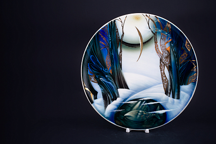 Декоративная тарелка Зимняя Сказка на форме Круглая, арт 60.07540.00.1