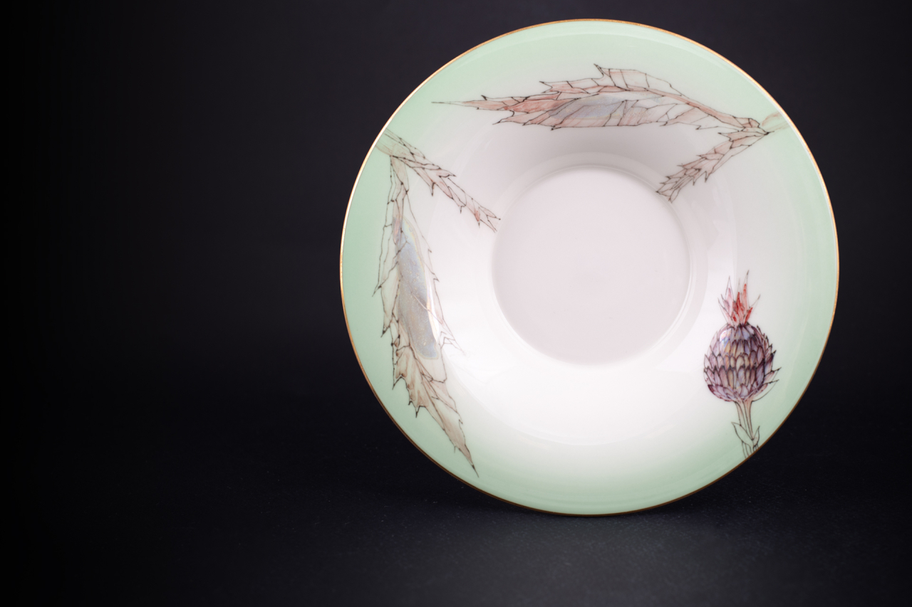 Чашка с блюдцем чайная, форма Юлия, рисунок Татьянин день арт. 41.00181.00.1, 