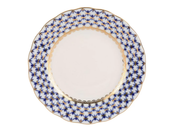 Сервиз чайный форма Тюльпан рисунок Кобальтовая сетка, 6 персон 20 предметов, арт. 81.11141.03.1, 