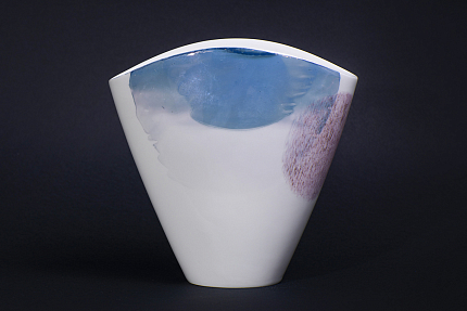 Ваза форма Утренний цветок, рисунок Атмосферные явления, арт 60.15872.00.1