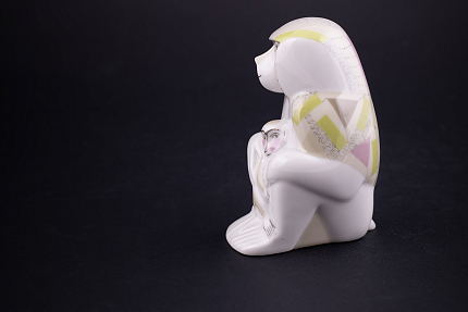 Скульптура Павиан с детенышем, Папа павиан, арт 62.09308.00.1