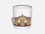 Чашка с блюдцем чайная, форма Гербовая, рисунок Серебряный город 1, арт. 81.32584.00.1, 