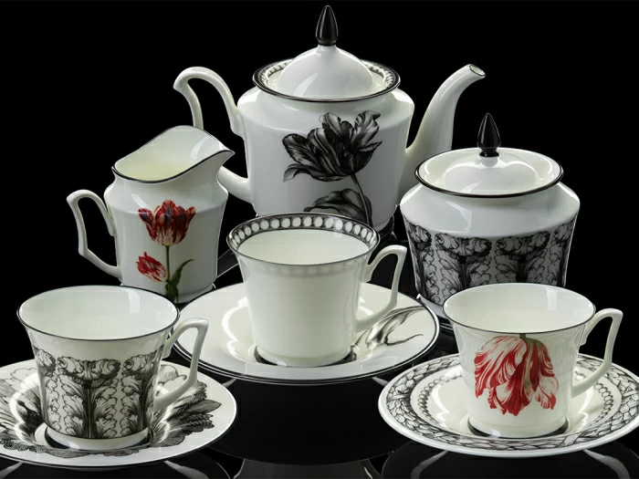 Сливочник 120 мл., форма Юлия, рисунок Волшебный сад, арт.80.37410.00.1, 