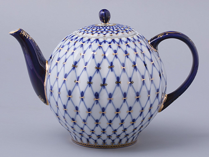 Чайник доливной Тюльпан Кобальтовая сетка 2000 мл арт. 80.00232.00.1