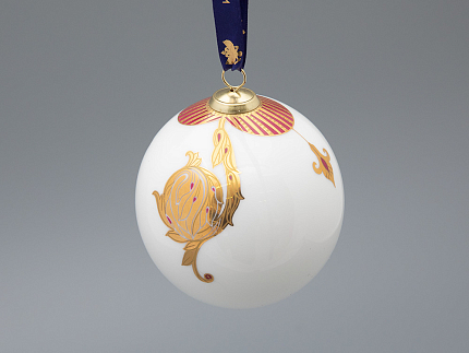 Новогодний Шар в подарочной упаковке, рисунок Рождественские узоры, арт 81.33344.00.1