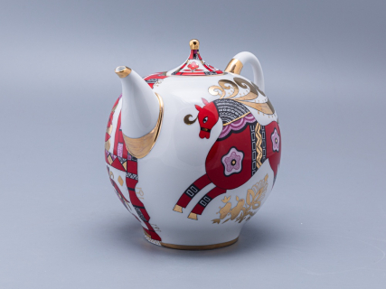 Комплект чайников Новгородский Красный конь арт. 81.10353.00.1, 