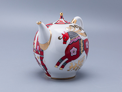 Комплект чайников Новгородский Красный конь арт. 81.10353.00.1