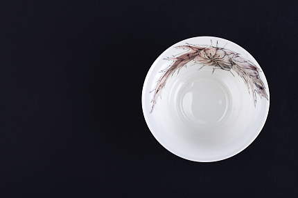 Салатник круглый Медвежья колючка на форме Александрия  арт 60.13549.00.1