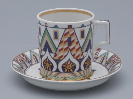 Чашка с блюдцем чайная, форма Гербовая, рисунок Великая Русь 1, арт. 81.31999.00.1, 