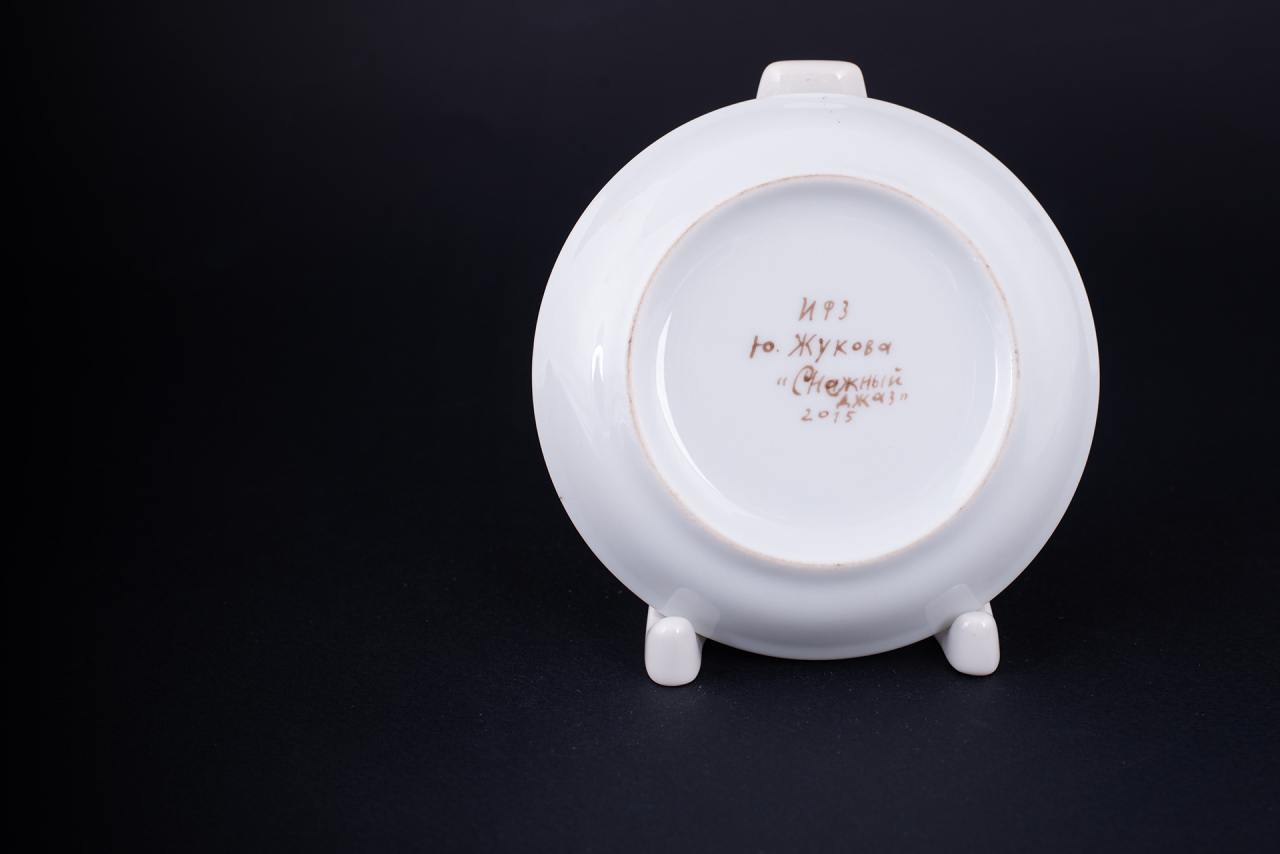 Тарелка декоративная Снежный джаз, на форме Европейская, арт 60.09098.00.1, 