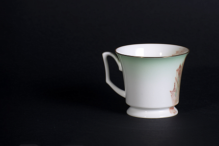 Чашка с блюдцем Татьянин день на форме Юлия, рисунок 2