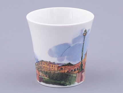 Бокал 360 мл форма Ленинградский рисунок Санкт-Петербург. Малоконюшенный мост  арт. 80.44857.00.1