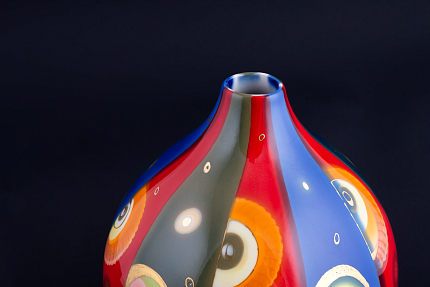 Ваза Георгина на форме Круглая малого размера, арт 60.13478.00.1