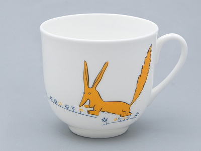 Подарочный набор Чашка с блюдцем, форма Ландыш рисунок Маленький Принц и Лис арт. 81.27753.00.5