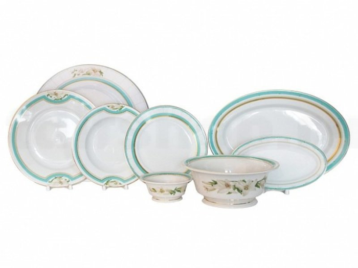 Сервиз столовый форма Европейская рисунок Северная Аврора, 6 персон 23 предмета,арт. 81.24988.00.1, 