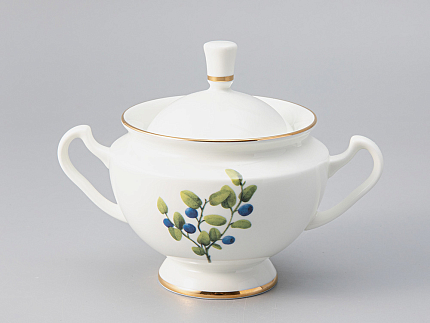 Сервиз чайный форма Айседора рисунок Цветы и ягоды, 6 персон 14 предметов, арт. 81.27538.00.1