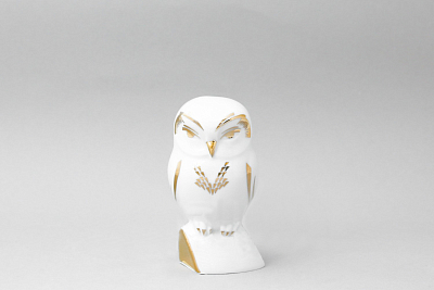 Скульптура Воробьиный сыч Золоченый арт. 82.53742.00.1