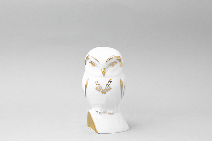 Скульптура Воробьиный сыч Золоченый арт. 82.53742.00.1