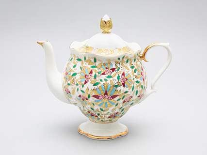 Сервиз чайный Наташа Розовые цветы, 6 персон 30 предметов арт. 81.15176.00.1, 