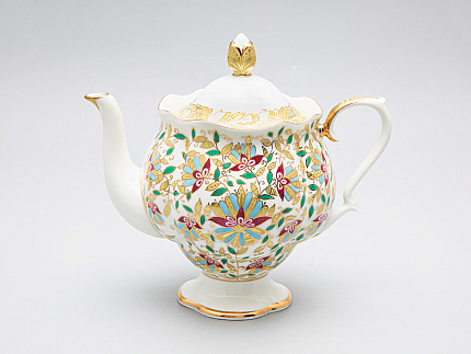 Сервиз чайный Наташа Розовые цветы, 6 персон 30 предметов арт. 81.15176.00.1