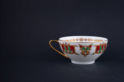 Чайный сервиз Сказочные птицы на форме Купольная, арт 61.20826.00.5