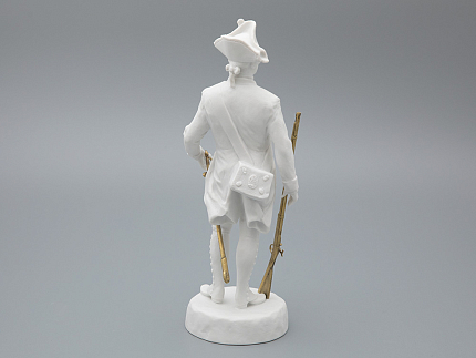 Скульптура Мушкетер эпохи Екатерины Великой, в подарочной упаковке, рисунок Белый бисквит, арт 81.31939.00.1