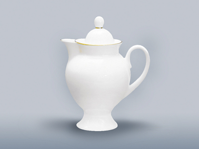 Сливочник  226 мл., форма Классическая-2, рисунок Золотой кант, арт. 80.61278.00.1