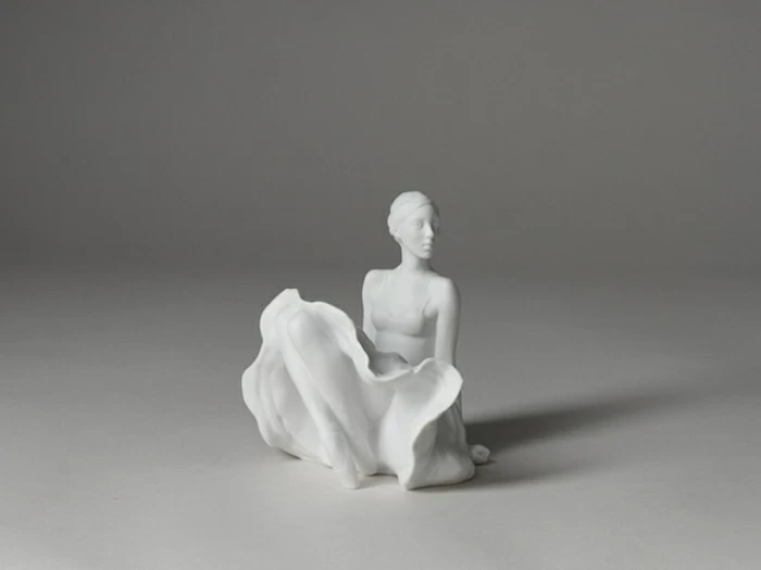 Скульптура форма В пуантах рисунок Белый арт. 82.91483.00.1, 