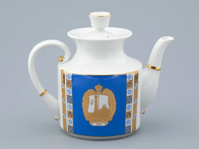 Сервиз чайный на 6 персон 21 предмет, форма Банкетная, рисунок Кронштадт, арт. 81.32240.00.1, 