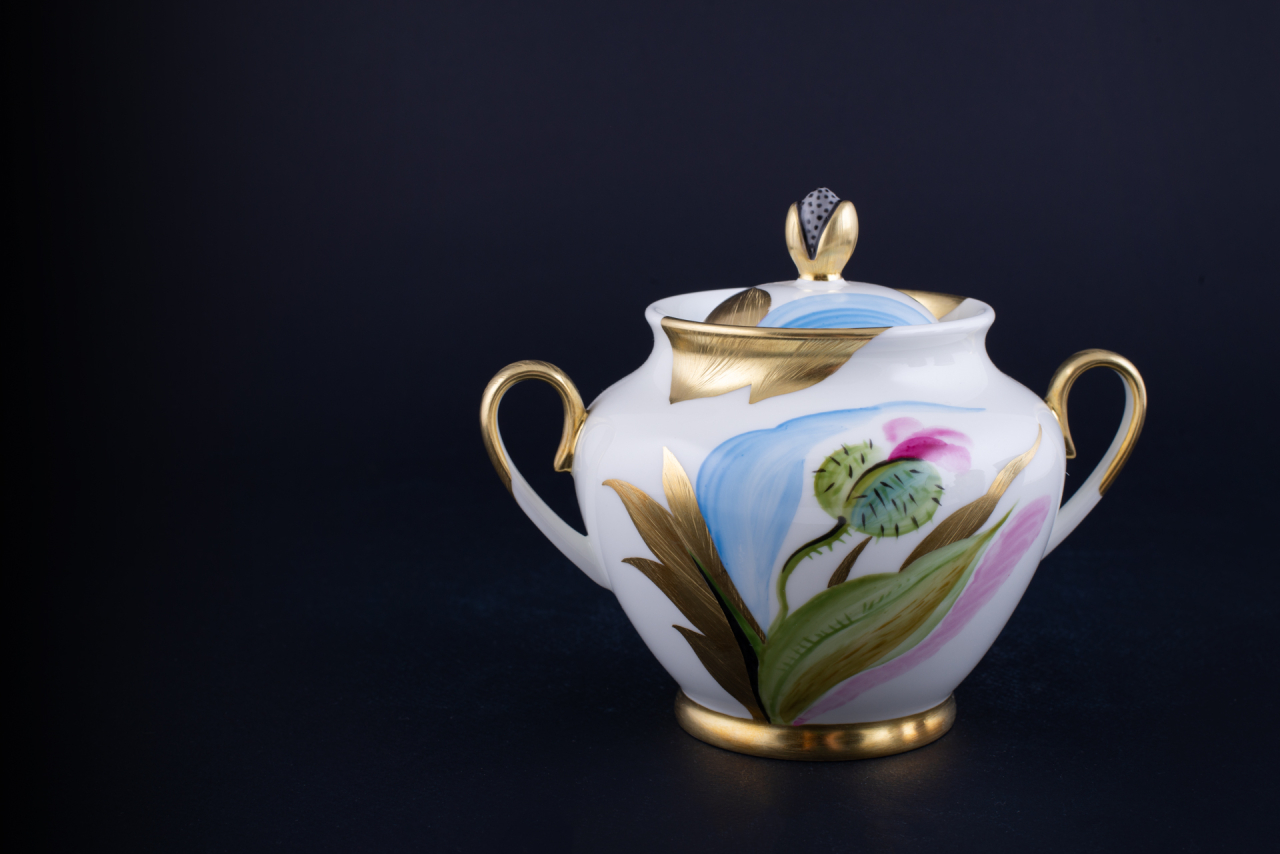 Сервиз чайный Маковый Цветок на форме Весенняя, арт 61.20970.00.1, 