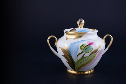 Сервиз чайный Маковый Цветок на форме Весенняя, арт 61.20970.00.1