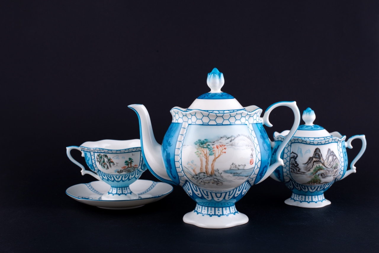 Сервиз чайный Горы и воды на форме Наташа арт 81.19889.00.1, 