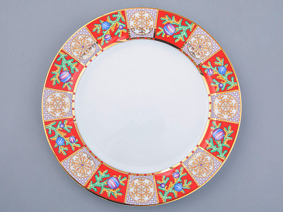 ТАРЕЛКА мелкая 245 мм Европейская-3 Морозный январь ТН1 арт. 80.44985.00.1