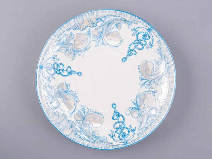 Бокал с блюдцем 360 мл форма Ленинградский рисунок Бригантина арт. 81.11000.00.1, 