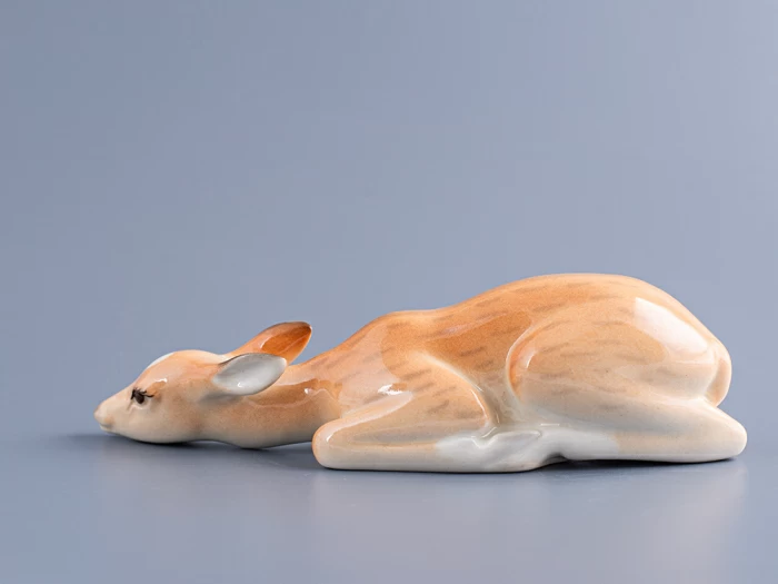 Скульптура Ланенок лежащий арт. 82.01054.00.1, 