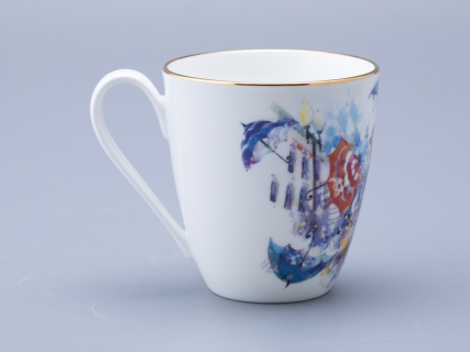 Бокал форма Вариации 450 мл рисунок Летающие зонтики, арт 80.70029.00.1, 